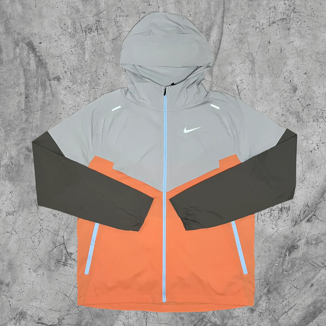 Nike Windrunner Jacket BROWN ORANGE GREY The Drip Corner UK